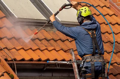 Démoussage et hydrofuge de toiture au Mage